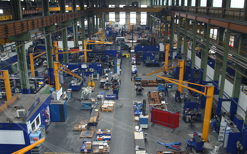 Inside the manufacturing plant in Witten, Germany