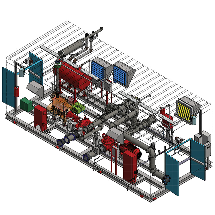 Fire pump room drawing