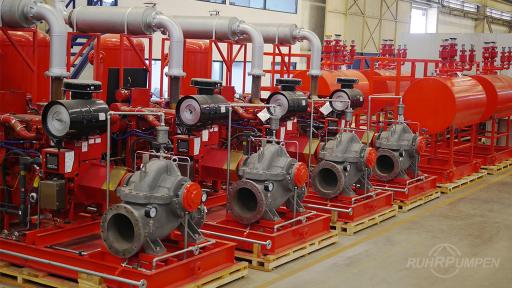 RP Horizontal Fire Pumps for Refinery