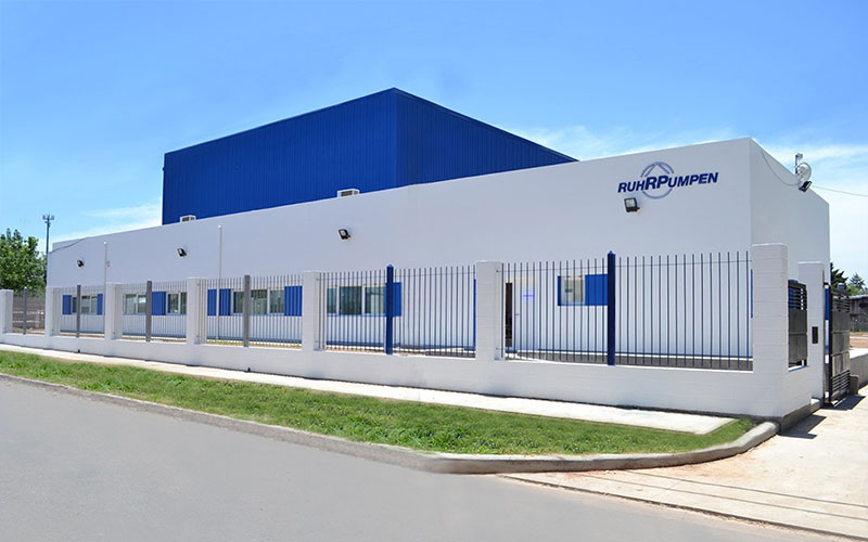 Service Center in Ruhrpumpen's facility in Argentina