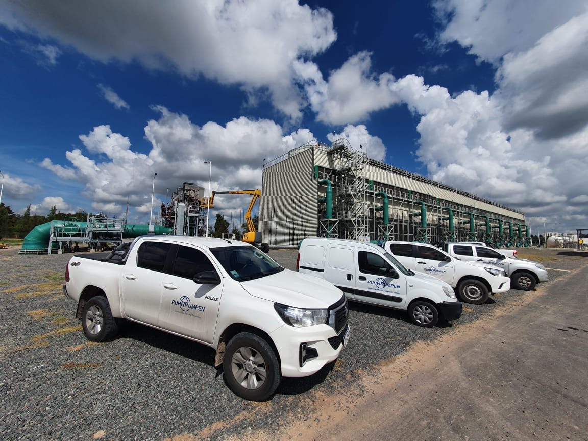 Service Center in Ruhrpumpen's facility in Argentina