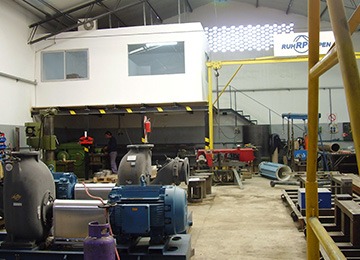 Service center for pumps in Argentina