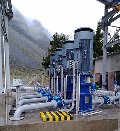 Vertical Turbine Pumps for Water Transfer Project in Bolivia