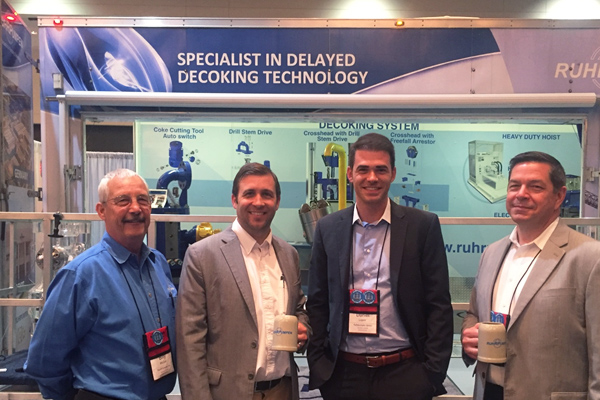 Ruhrpumpen Decoking team at Refcomm Galveston 2018