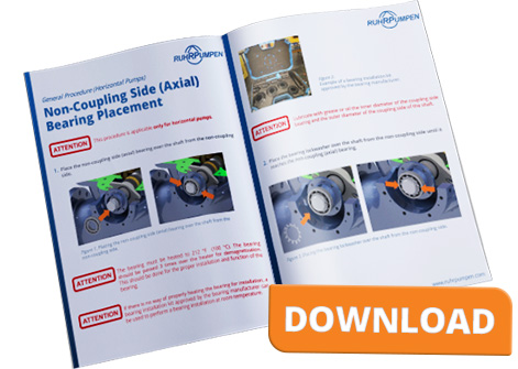Non-coupling side (axial) bearing placement procedure - Download