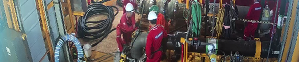 Remote monitoring of sea water lift pump installation