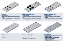 opciones de placa base para bomba de proceso