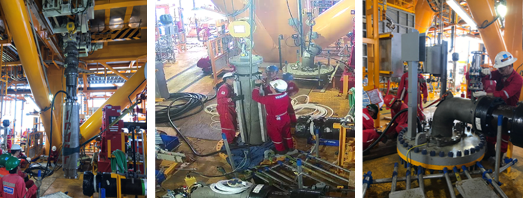 Remote monitoring of sea water lift pump installation