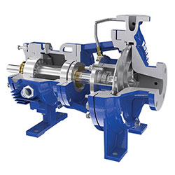 Sectional view of Ruhrpumpen's CPO ANSI Pump