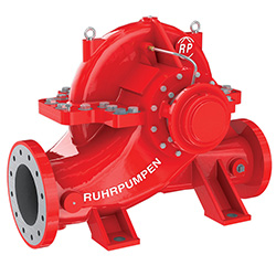 Horizontal Split Case Fire Pump by Ruhrpumpen