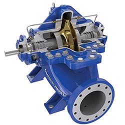 ZW pump - horizontal, single stage, split case pump sectional