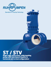 ST Horizontal Sewage Pump Brochure Download